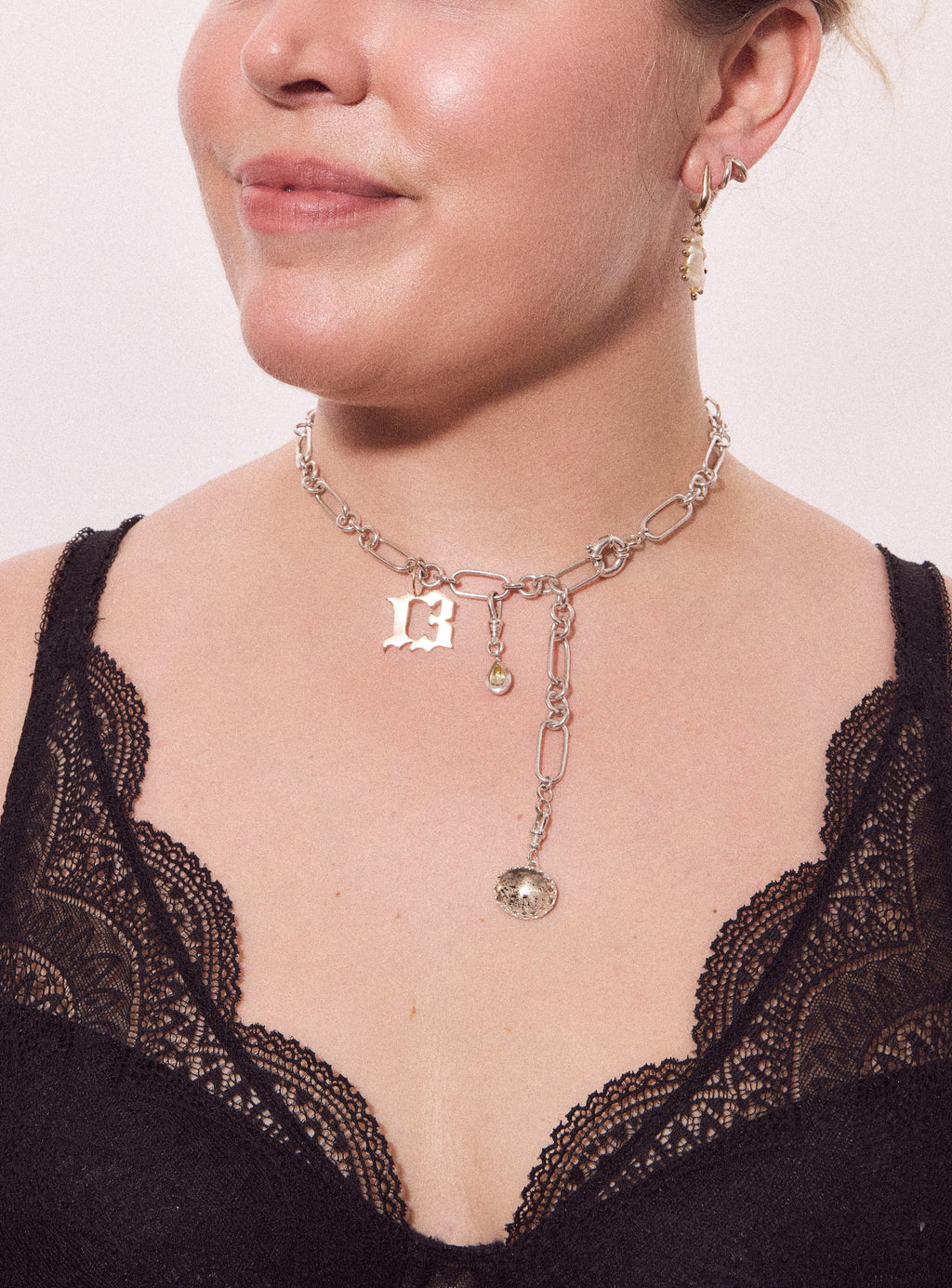 Votive Pendant: Mica-Included Smoky Citrine
