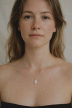 Terrain Pendant: White Moonstone