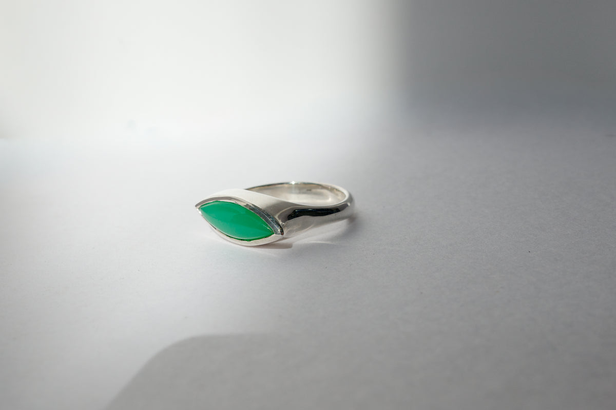 Uno Signet: Green Crysoprase