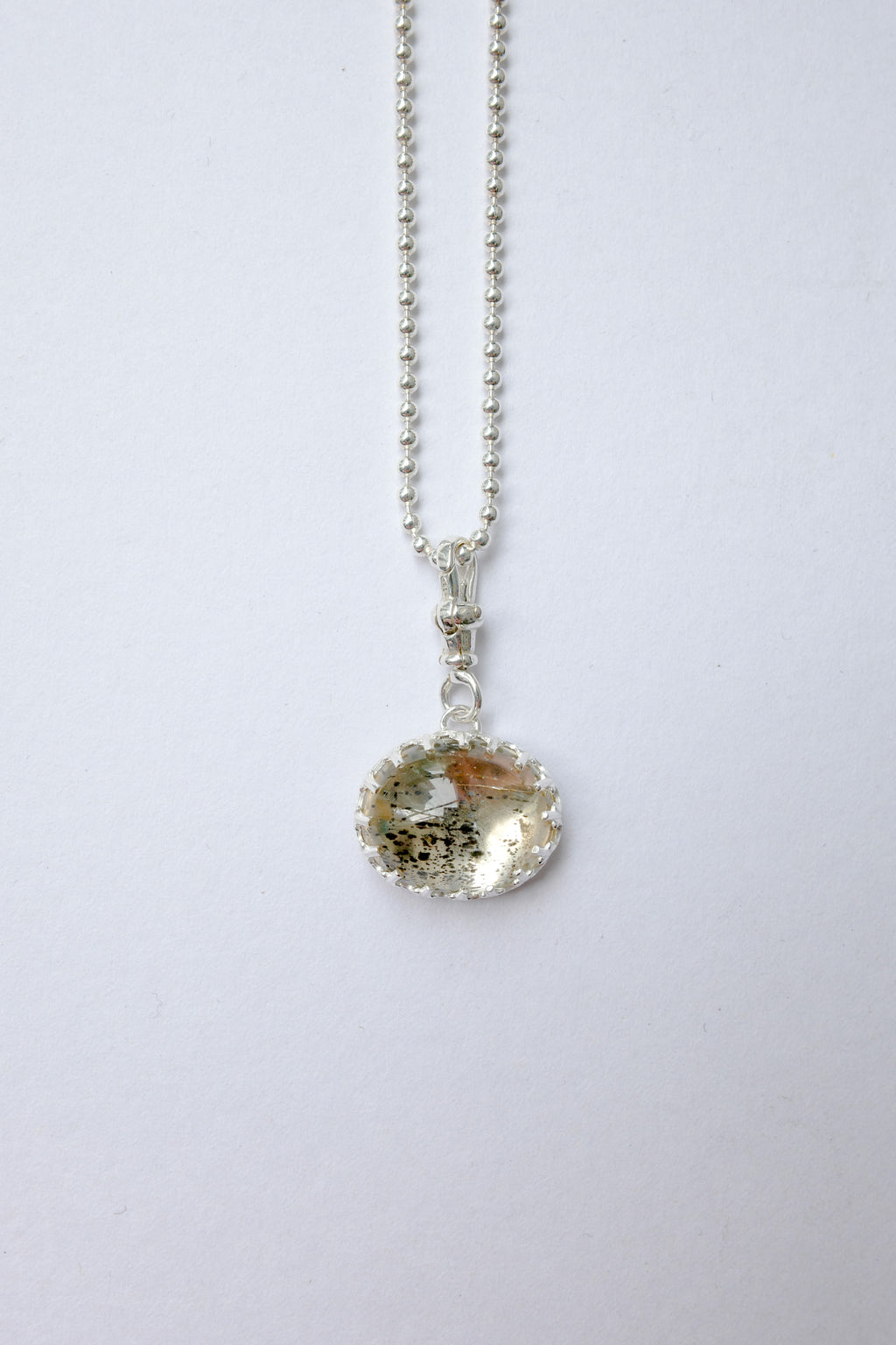Votive Pendant: Mica-Included Smoky Citrine