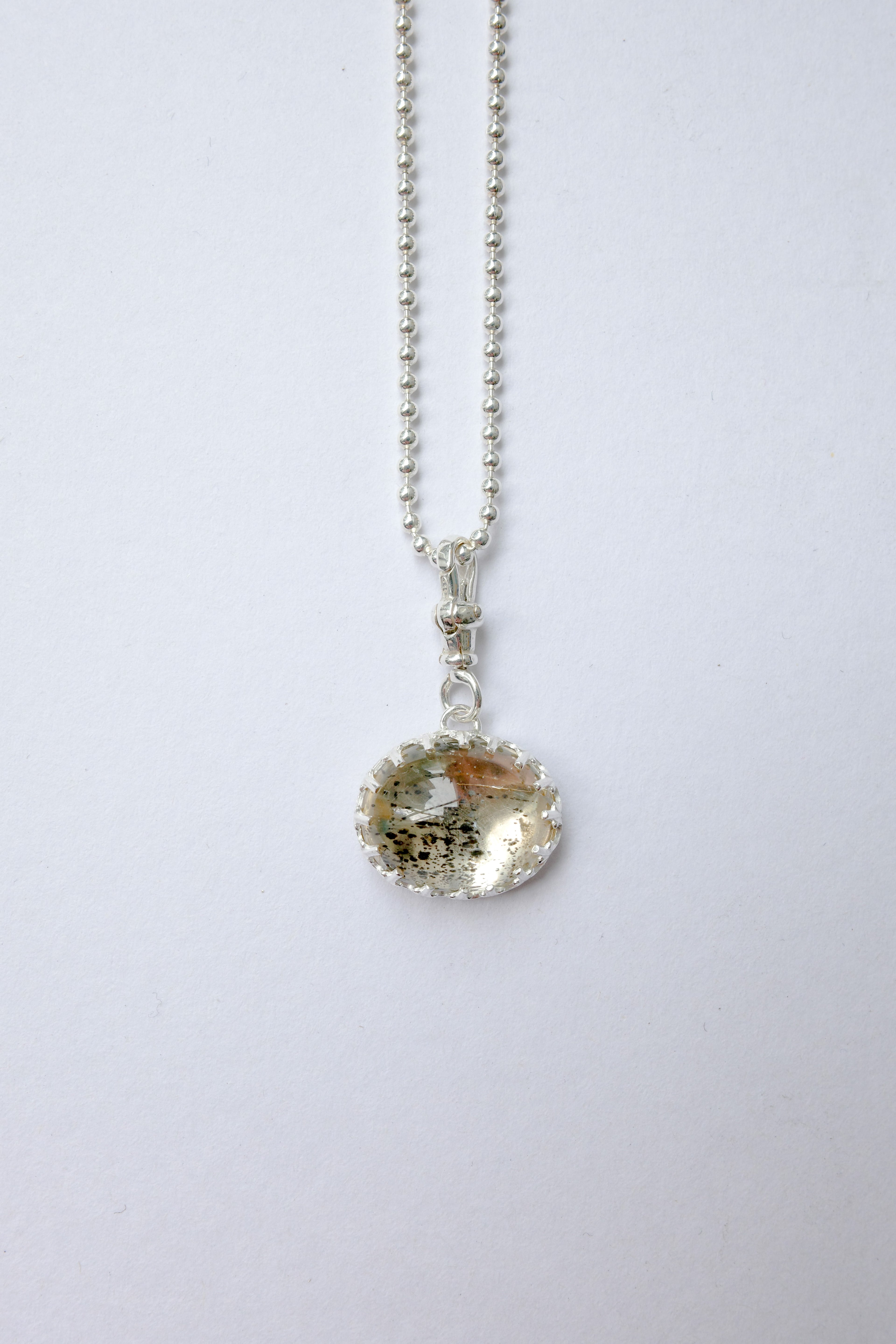 Votive Pendant: Mica-Included Smoky Citrine