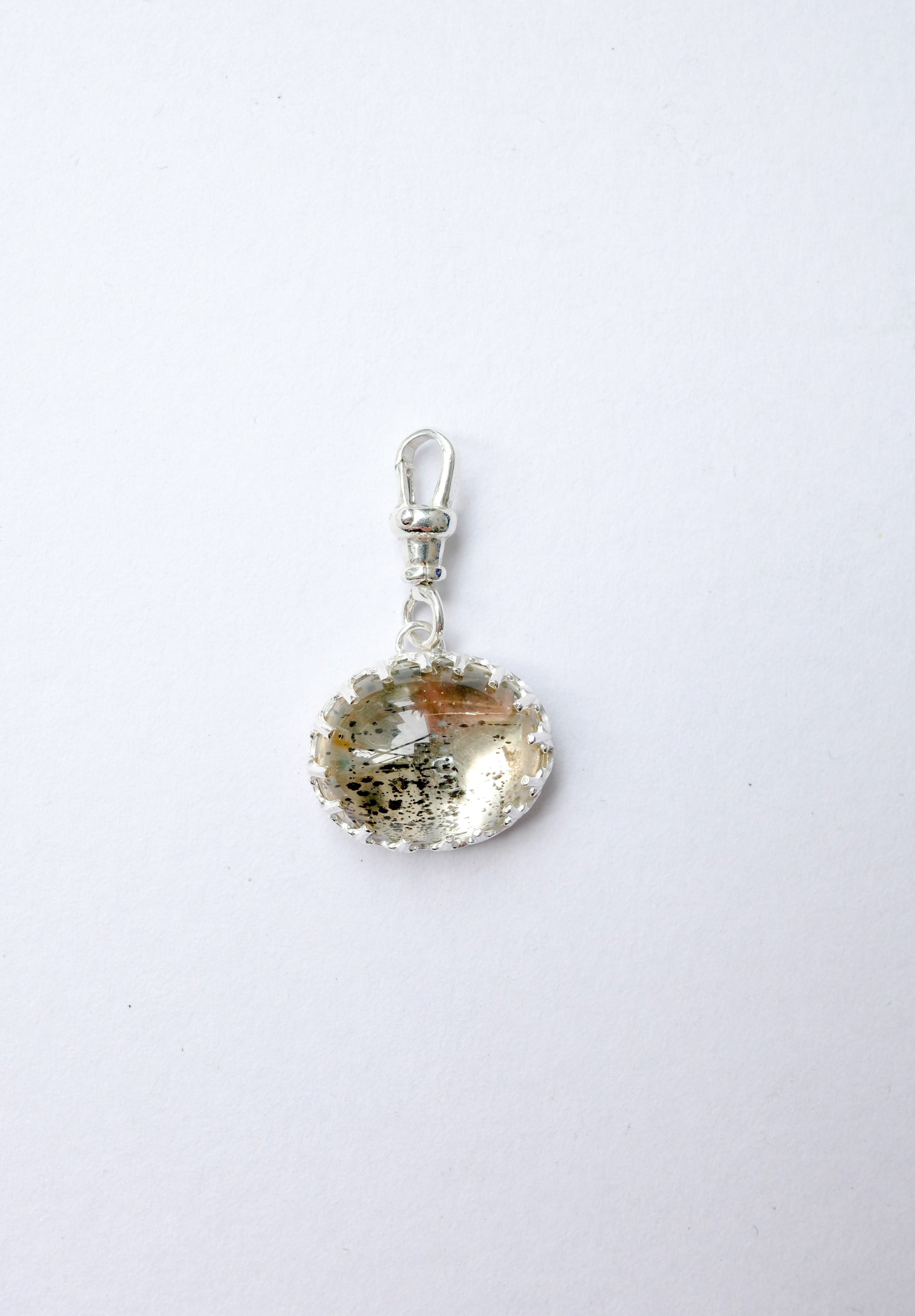 Votive Pendant: Mica-Included Smoky Citrine