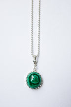 Votive Pendant: Malachite
