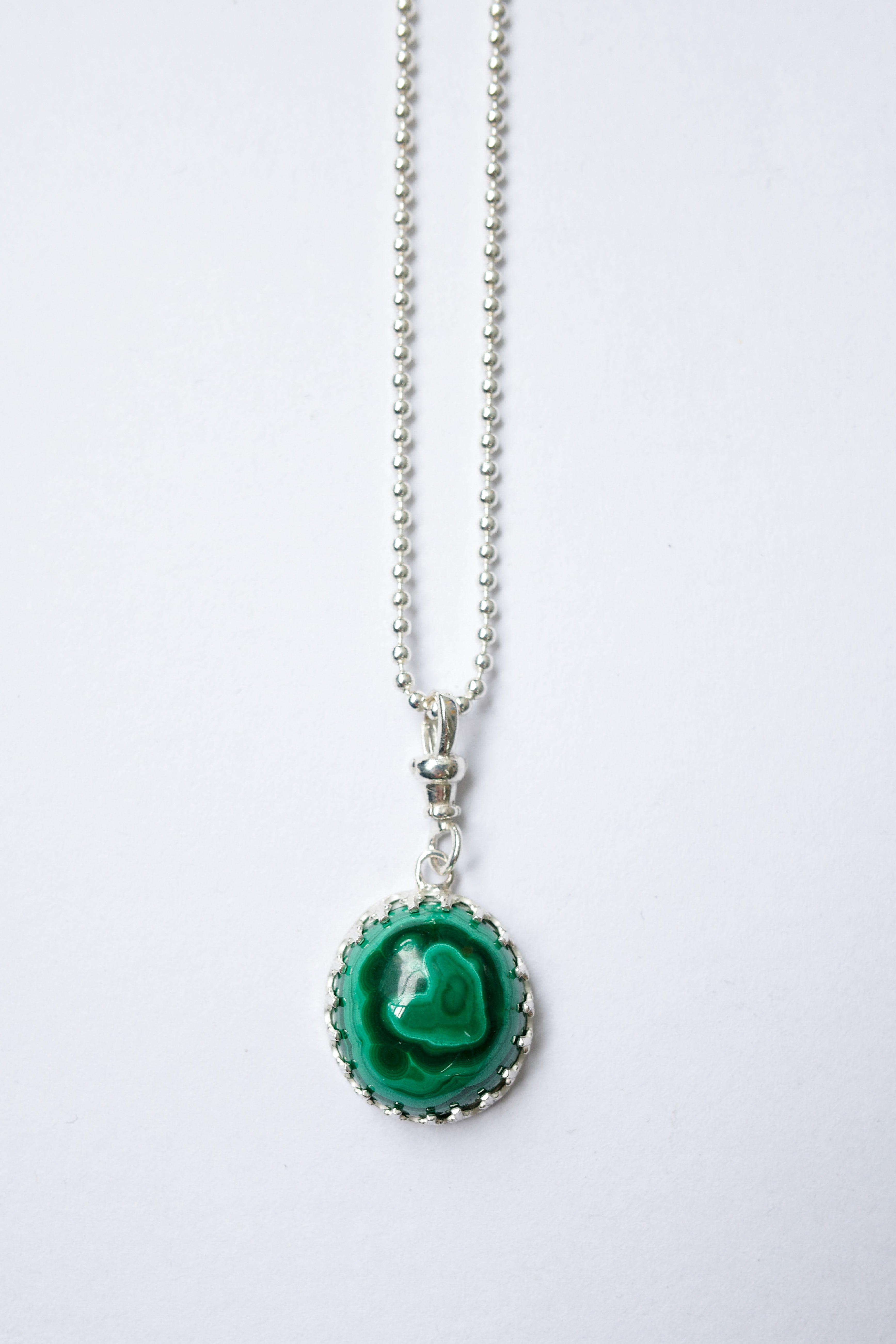 Votive Pendant: Malachite