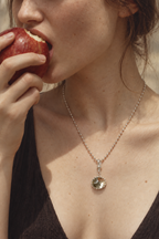 Votive Pendant: Mica-Included Smoky Citrine