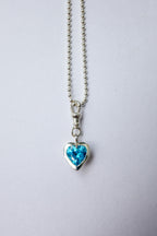 Votive Pendant: Swiss Blue Topaz